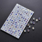 2PCS 6mm Square Crystal Beads DIY Jewelry Accessory