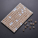 2PCS 6mm Square Crystal Beads DIY Jewelry Accessory
