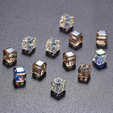2PCS 6mm Square Crystal Beads DIY Jewelry Accessory
