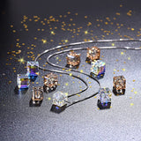 2PCS 6mm Square Crystal Beads DIY Jewelry Accessory