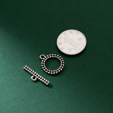 S925 Sterling Silver Bracelet OT Buckle Charms DIY Accessories