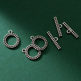 S925 Sterling Silver Bracelet OT Buckle Charms DIY Accessories