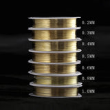 3PCS Copper String Wire Chain for DIY Bracelet Making