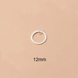 5pcs 925 Sterling Silver Hollow Charms DIY Jewelry Finding Necklace Access