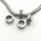 60PCS Tibetan Silver Butterfly Letter Spacer Beads Pendant Charms for DIY Making