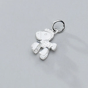 Vintage Horse Charm 925 Silver Thai Animal DIY Necklace Bracelet