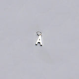 925 Silver 26 Letter Charms A-Z for Necklace Making DIY Jewelry Accessories