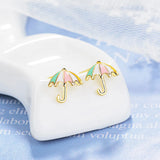 925 Silver Animals Moon Stud Earrings for Women Party Jewelry