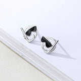 925 Silver Animals Moon Stud Earrings for Women Party Jewelry