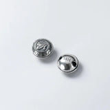 MEETSOFT 925 Silver Eye of Horus Retro Loose Beads DIY Necklace Jewelry