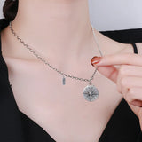 925 Silver Retro Double-sided Star Choker Necklace