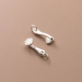 925 Silver Longevity Good Luck Ganoderma Pendant Charms