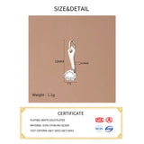 925 Silver Longevity Good Luck Ganoderma Pendant Charms