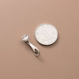 925 Silver Longevity Good Luck Ganoderma Pendant Charms