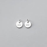 5pcs 925 Sterling Silver 6mm Charms DIY Fine Jewelry Finding Necklace Accessory