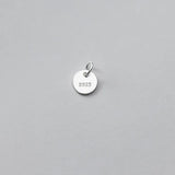 5pcs 925 Sterling Silver 6mm Charms DIY Fine Jewelry Finding Necklace Accessory