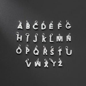 925 Sterling Silver Zircon Charms for DIY Jewelry Making