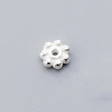 925 Silver Spacer Bead Caps 4-7mm 3pcs DIY Jewelry Components