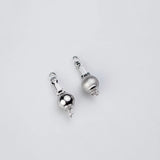 925 Sterling Silver Round Charm for DIY Necklace