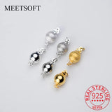 925 Sterling Silver Round Charm for DIY Necklace