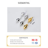 925 Sterling Silver Round Charm for DIY Necklace