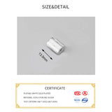 925 Sterling Silver 8mm Loose Beads for DIY Necklace