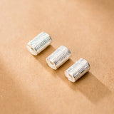 925 Sterling Silver 8mm Loose Beads for DIY Necklace