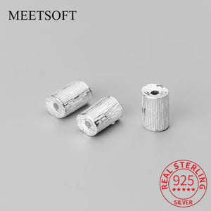 925 Sterling Silver 8mm Loose Beads for DIY Necklace
