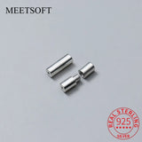 925 Sterling Silver Connection Buckle Charms for DIY Necklace Bracelet