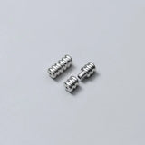 925 Sterling Silver Connection Buckle Charms for DIY Necklace Bracelet