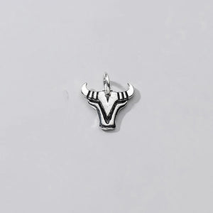 925 Silver Cow Animals Charm for DIY Necklace Bracelet
