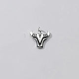 925 Silver Cow Animals Charm for DIY Necklace Bracelet