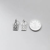 925 Silver Happy Letter Charms for DIY Jewelry Making