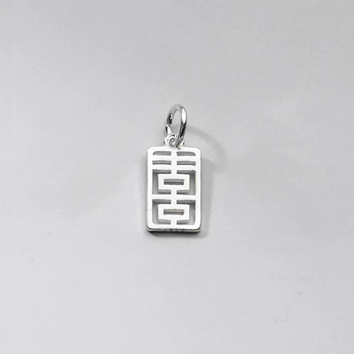 925 Silver Happy Letter Charms for DIY Jewelry Making