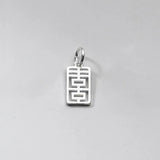 925 Silver Happy Letter Charms for DIY Jewelry Making