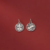 925 Sterling Silver Letter Cloud Charms for DIY Fine Jewelry