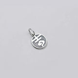 925 Sterling Silver Letter Cloud Charms for DIY Fine Jewelry