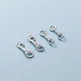 925 Silver S Connection Buckle Charms for DIY Jewelry