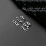 925 Silver S Connection Buckle Charms for DIY Jewelry