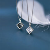 925 Sterling Silver Zircon Pendant DIY Jewelry Accessory