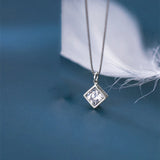925 Sterling Silver Zircon Pendant DIY Jewelry Accessory