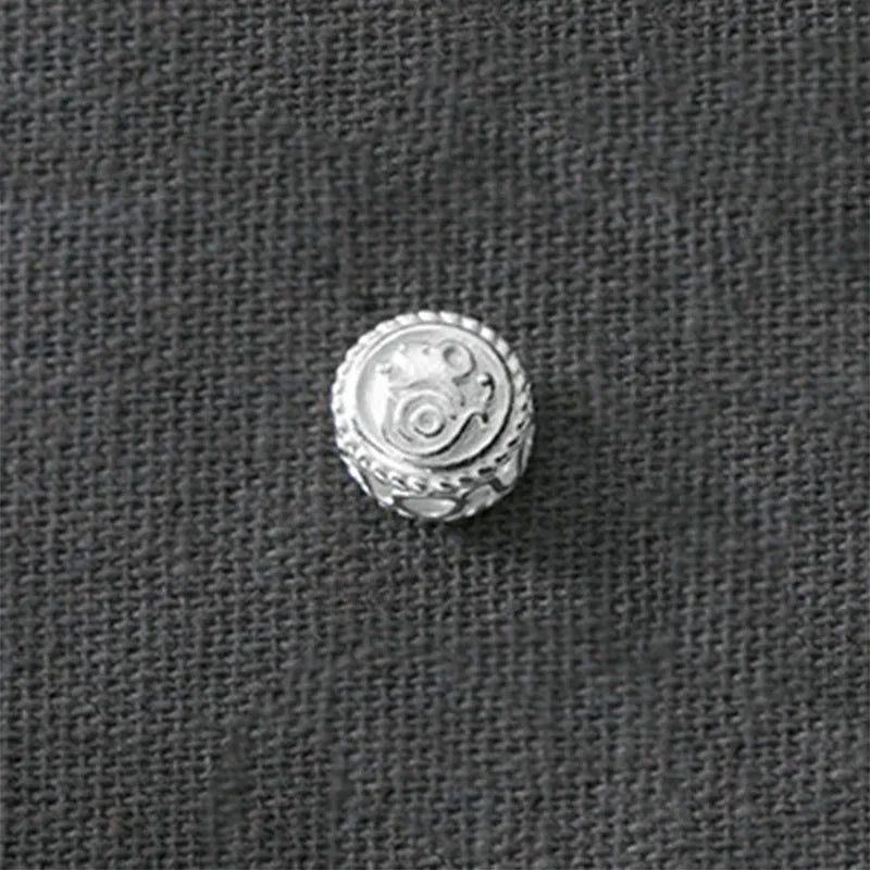 925 Sterling Silver Zodiac Animals Loose Bead DIY Jewelry Accessory