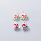 925 Sterling Silver Elephant Charm for Bracelet Accessory