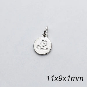 S925 Silver Flower Charms for DIY Jewelry Making