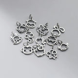 Sterling Silver 12 Animal Charms for DIY Jewelry Pendant