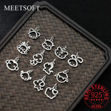 Sterling Silver 12 Animal Charms for DIY Jewelry Pendant
