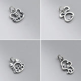 Sterling Silver 12 Animal Charms for DIY Jewelry Pendant