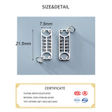 Sterling Silver Abacus Charms for Jewelry Making
