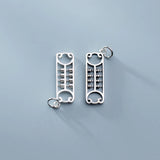 Sterling Silver Abacus Charms for Jewelry Making