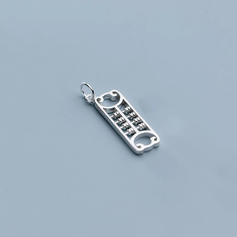 Sterling Silver Abacus Charms for Jewelry Making